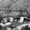 Interior. Ground floor. General view of conservatory from E.