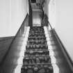 View of north east staircase from east