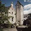 All Saints Episcopal Church.  View of Castlewynd House from West.