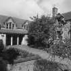 All Saints Episcopal Church.  
North East courtyard, view from South East.