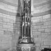 All Saints Episcopal Church, interior.  Detail of font and cover.