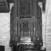 All Saints Episcopal Church, interior.  View of organ.