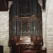 All Saints Episcopal Church, interior.  View of organ.