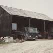 View from SE of hay barn/ shed at N end of site
Photographed 9 May 1994