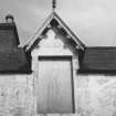 Detail of Northern dormer window in West front.