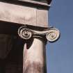 Former Wilson's Institute, detail of column capital on portico.