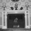 Ground floor drawing room, detail of fireplace
