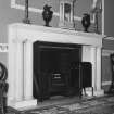 Ground floor dining room, detail of fireplace