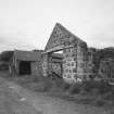 View from East showing granary and unroofed byre