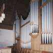 Interior. Gallery. Organ. Detail