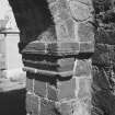 Detail of North respond and capital of chancel arch from South-East.