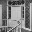 Interior.
Detail of the doors with ornate glazed surrounds on first floor landing.