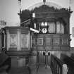 View of pulpit and Forbes Loft