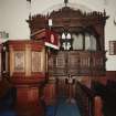 View of pulpit and Forbes Loft