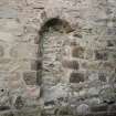 Remains of church, detail of blocked window