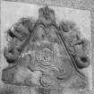 1 Castle Street/ Crown Street.
Detail showing re-used carved fragment.