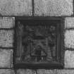 Aberdeen, King's College, Chapel.
Detail of heraldic mural panels on South wall of Chapel.