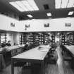 Aberdeen, Broad Street, Marischal College, Interior.
General view of library from South.