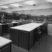 Aberdeen, Broad Street, Marischal College, Interior.
General view of biochemistry teaching laboratory from South.