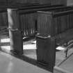 Detail of pews