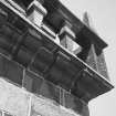 Aberdeen, Castle Street, Municipal Buildings, Tolbooth Tower.
Detail of corbelling on tower parapet.