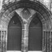 Aberdeen, Chanonry, St Machar's Cathedral.
General view of West front door.