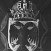 Aberdeen, Chanonry, St Machar's Cathedral, Interior.
Roof boss on heraldic ceiling.
Arms of the Emperor.