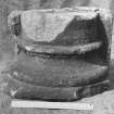 Aberdeen, Duthie Park.
Carved capital from St Nicholas Church.