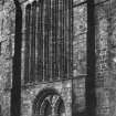 Aberdeen, St. Machar's Cathedral.
Photographic copy of drawing showing view of West front showing the West door and seven light Gothic window.