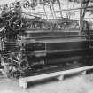 Aberdeen, Grandholm Works, interior.
Weaving; general view of a Hattersley Loom in building 11b.
