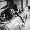Aberdeen, Grandholm Works, interior.
General view of steam engine in engine house at South-East end of old mill.
