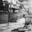 Aberdeen, Grandholm Works, interior.
General view of dye vats and hutches in the dyehouse.