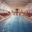 Aberdeen, Justice Mill Lane, Bon Accord Baths.
View of pool area from diving board at South end.