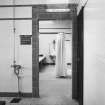 Aberdeen, Justice Mill Lane, Bon Accord Baths, interior.
View of entrance to massage room and Turkish baths from East.
