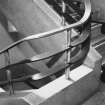 Aberdeen, Justice Mill Lane, Bon Accord Baths, interior.
Detail of rail of West staircase.