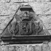 Aberdeen, High Street, Town House.
Detail of heraldic plaque on East facade.