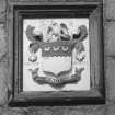 Aberdeen, King's College, Chapel.
Detail of armorial panel on East side of tower.