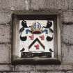 Aberdeen,King's College, Chapel.
Detail of armorial panel on South side of chapel.