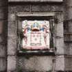 Aberdeen,King's College, Chapel.
Detail of armorial panel on South side of chapel.