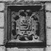 Aberdeen, King's College, Chapel.
Detail of armorial mural panel on South wall of Chapel.
