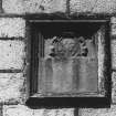 Aberdeen, King's College, Chapel.
Detail of armorial mural panel on South wall of Chapel.