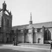 Aberdeen, King's College, Chapel.
View from courtyard to South East.