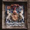 Aberdeen, King's College, Chapel.
Detail of armorial panel on South side of chapel.