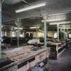Interior. View of joiners shop from NW