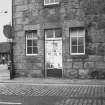 Aberdeen, Old Aberdeen, High Street, Town House.
General view of doorway and window on West wall.