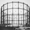 Aberdeen, Pittodrie Street, Gallowshills Gas Holder.
General view from East.