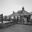 Aberdeen, Powis Terrace, Kittybrewster Auction Mart & Tollhouse.
General view of cattle pens and main building from North.