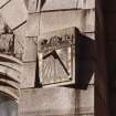 Aberdeen, 50 Queen's Road.
Detail of sundial on facade.