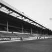 Aberdeen, Pittodrie Street, Pittodrie Park Stadium.
General view of Main Stand from North-West.
