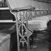 Aberdeen, Rosemount Viaduct, His Majesty's Theatre.
Interior, auditorium, detail of seats in gallery with torch motif.